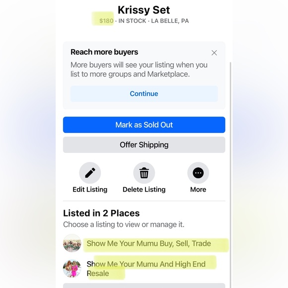 SOLD Krissy Set - Show me your Mumu - Picture 5 of 5